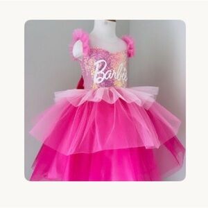Barbie Sparkling Pink Layered Costume